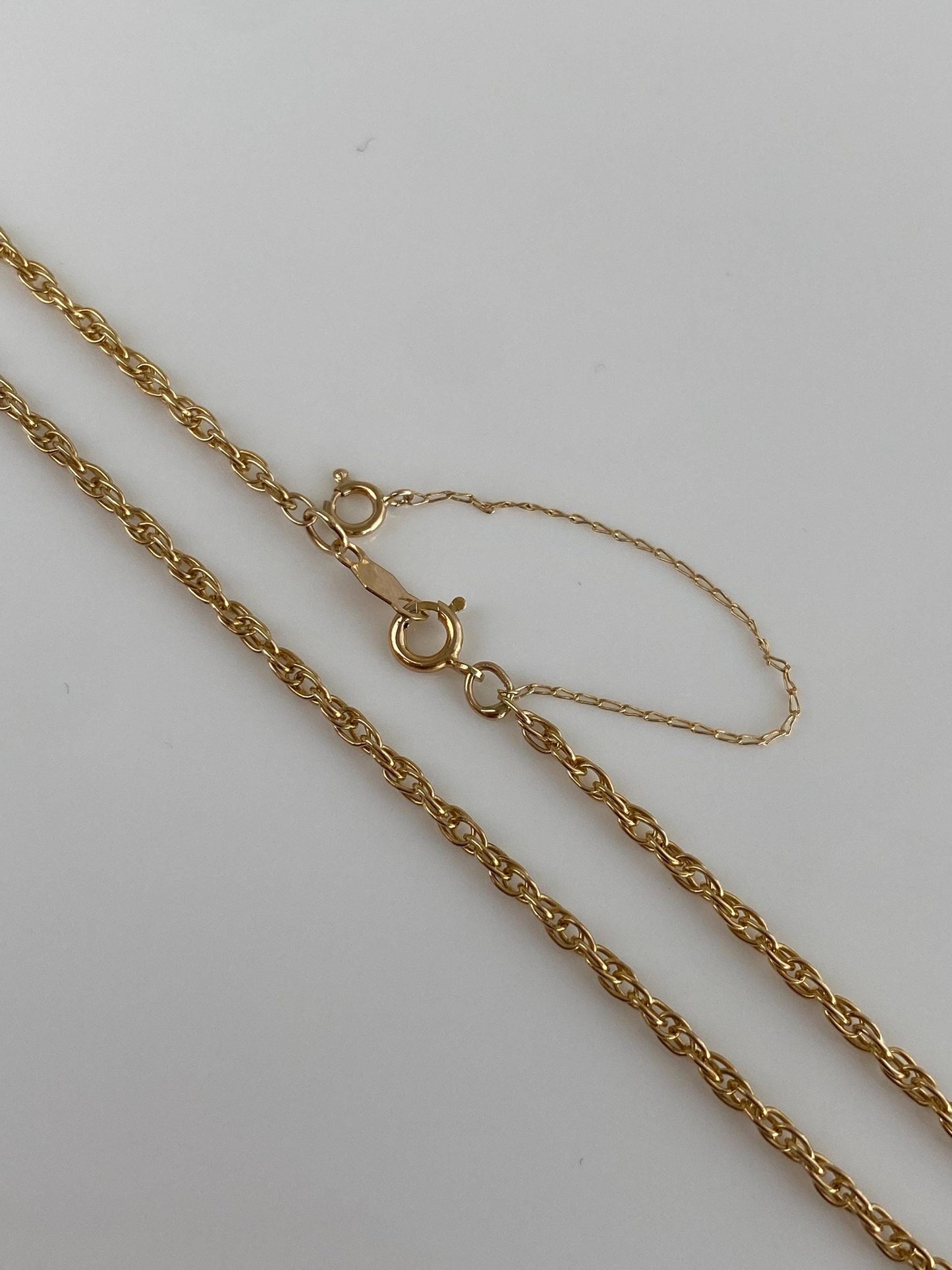 Vintage Solid 14k Yellow Gold Chain Necklace - 24 inches