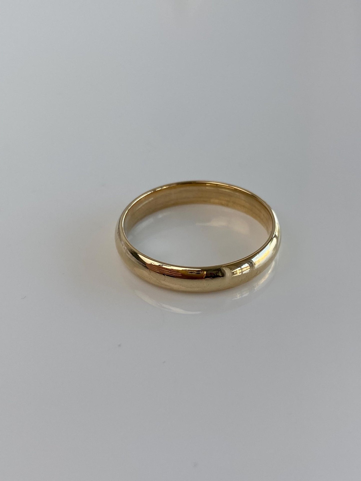 Vintage Solid 10k Yellow Gold Ring Band - Size 10.75