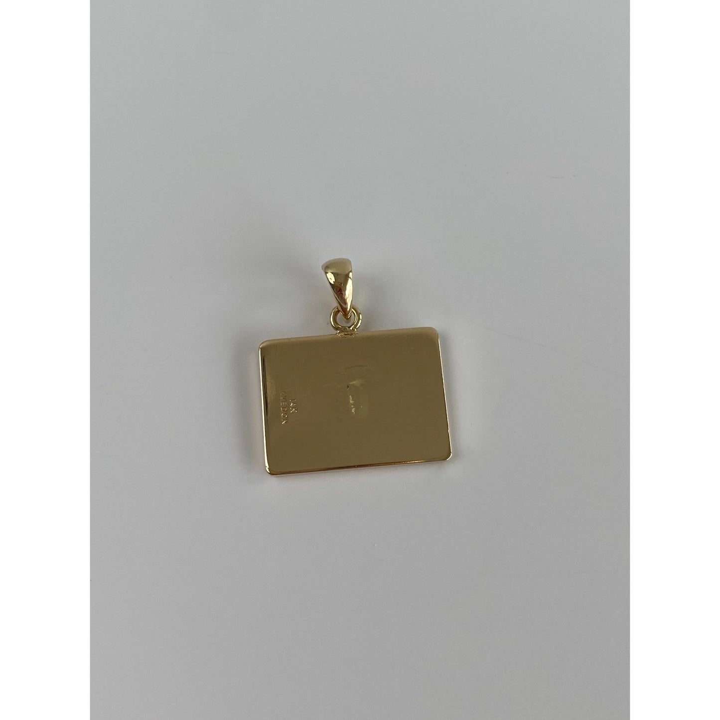 Vintage Solid 14k Yellow Gold Griffin Emblem Cufflink Conversion Charm