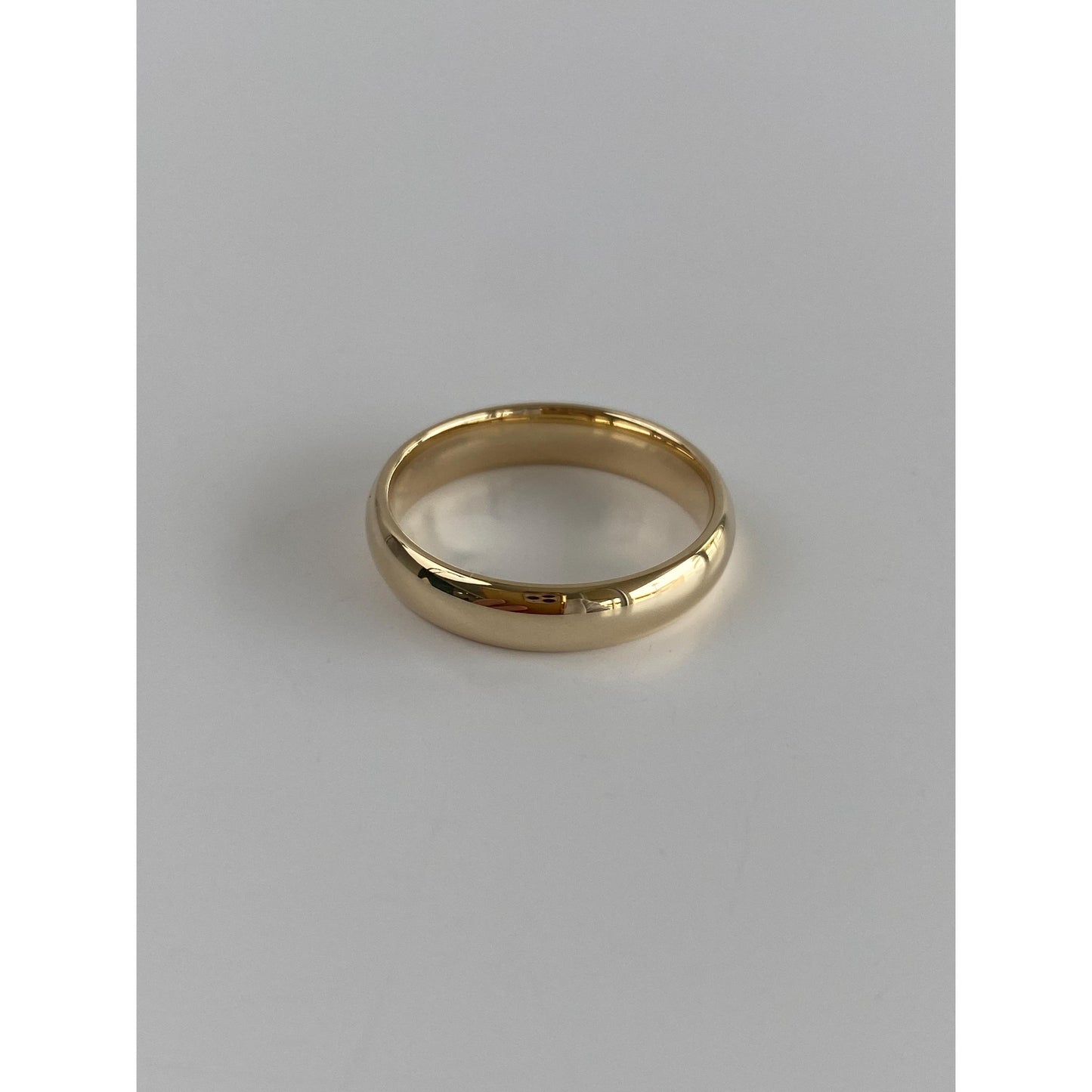 Vintage Solid 10k Yellow Gold Ring Band - Size 7