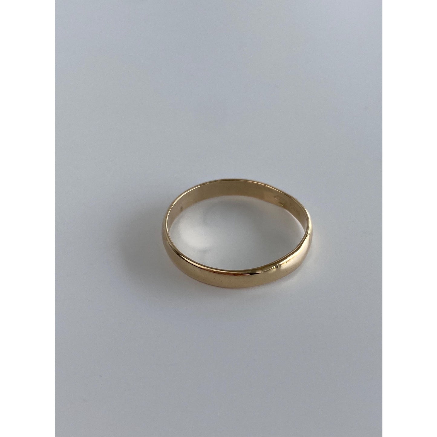Vintage Solid 10k Yellow Gold Ring Band - Size 11.5