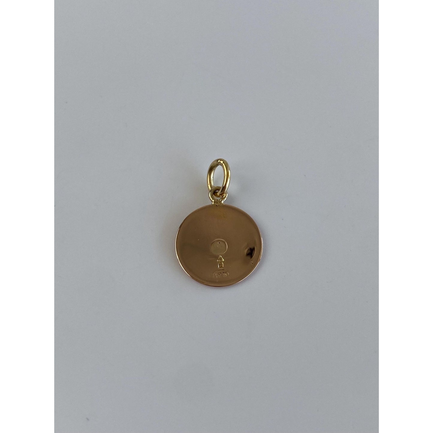 Vintage Solid 18k Rose Gold Cufflink Conversion Charm