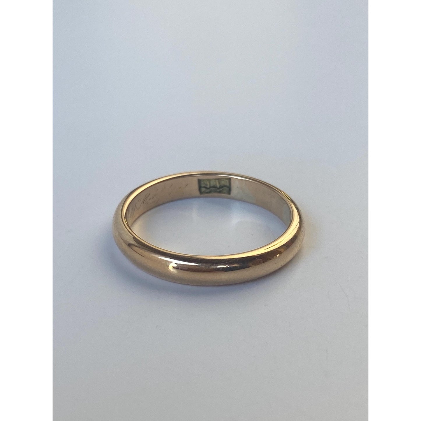 Vintage Solid 14k Yellow Gold Ring Band - Size 6.75