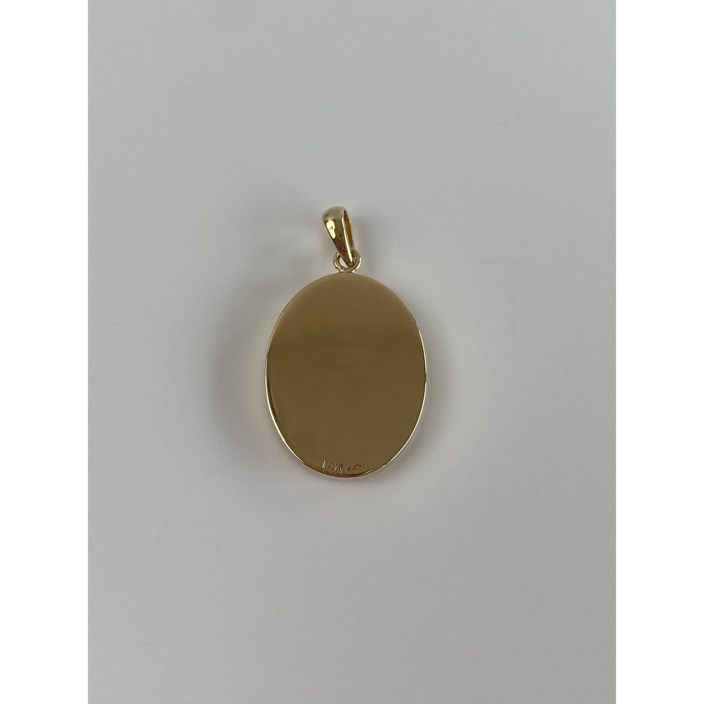 Vintage Solid 14k Yellow Gold Unakite Jasper Cufflink Conversion Charm