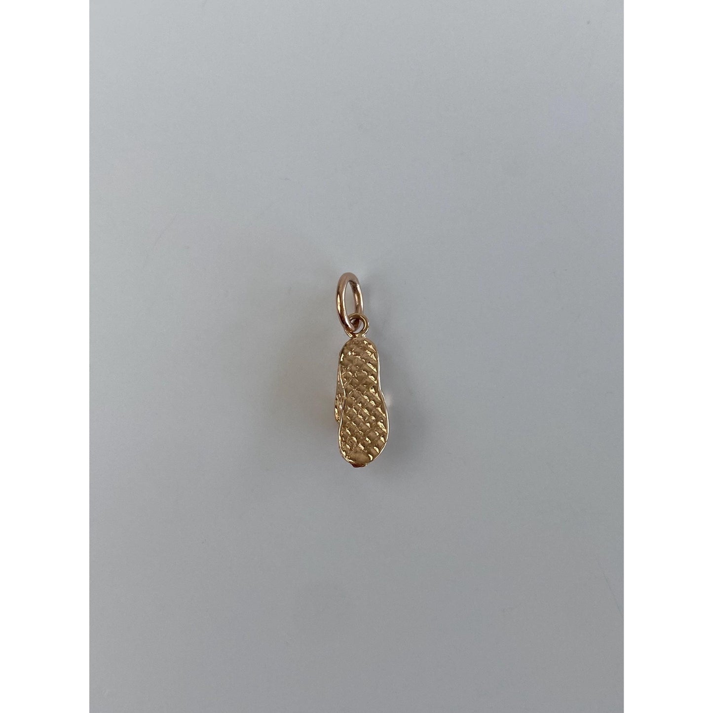 Vintage Solid 14k Rose Gold Flip Flop Charm