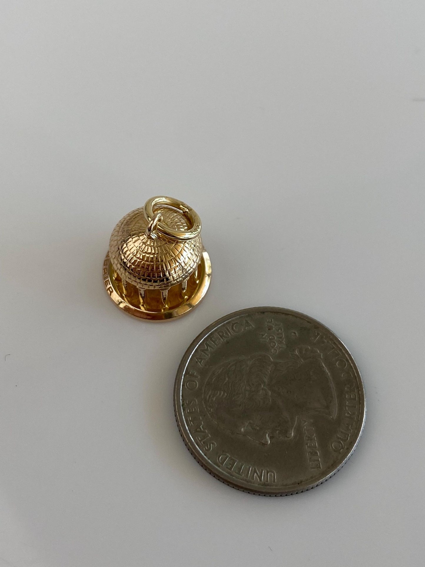 Solid 14k Yellow Gold The Greenbrier Charm