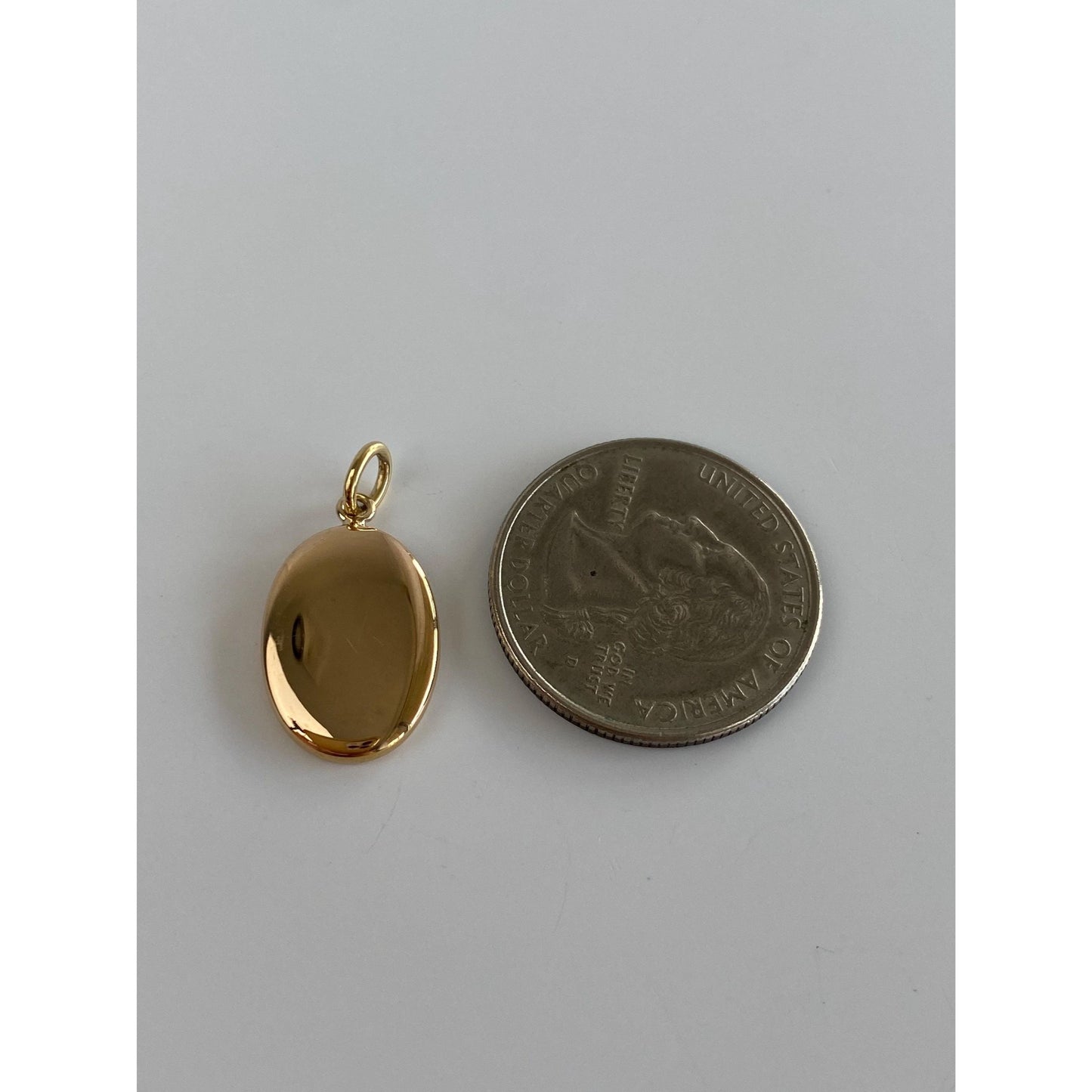 Vintage Solid 18k Rosey Gold Cufflink Conversion Charm