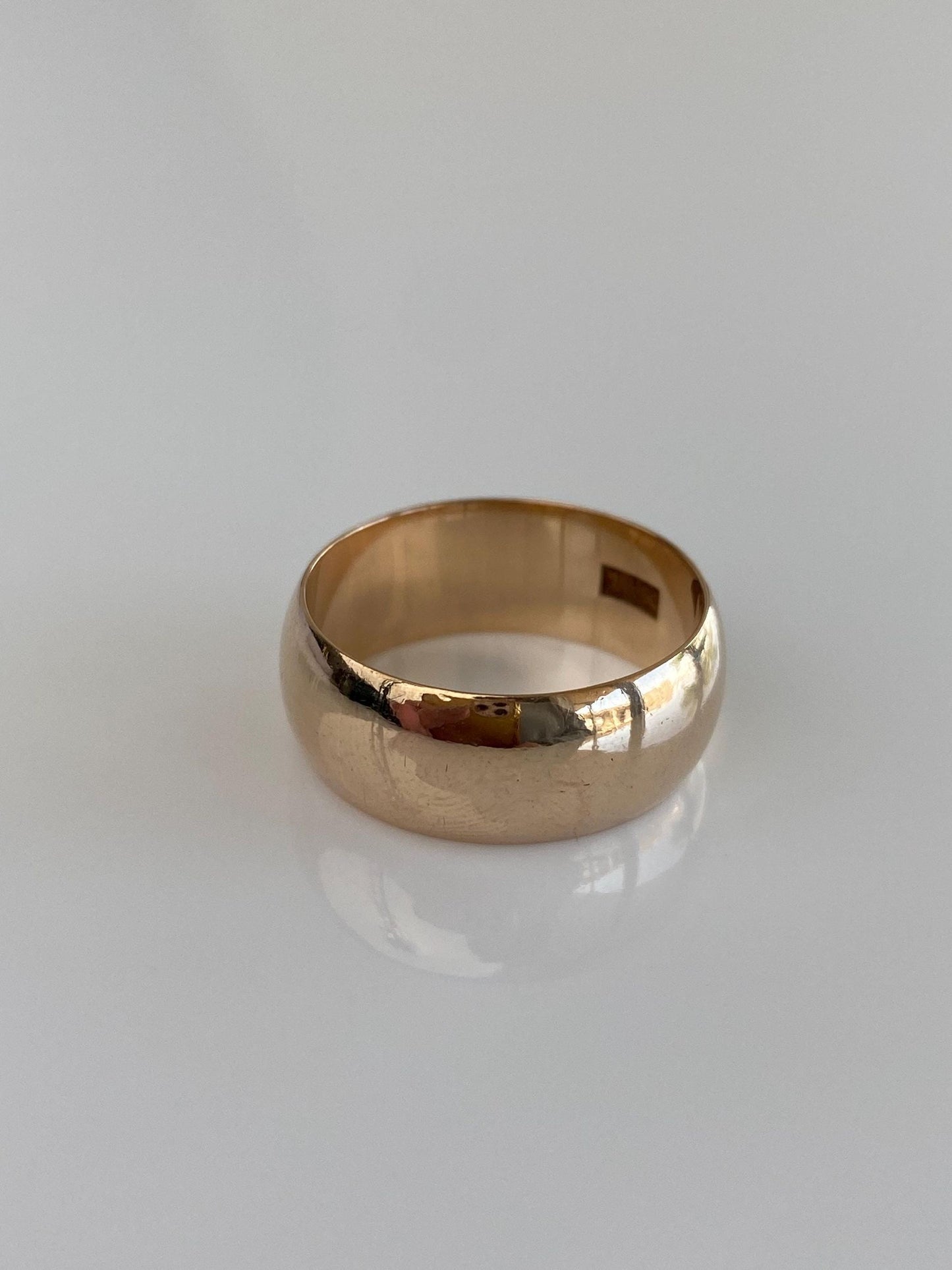 Vintage Solid 10k Yellow Gold Ring Band - Size 8.5