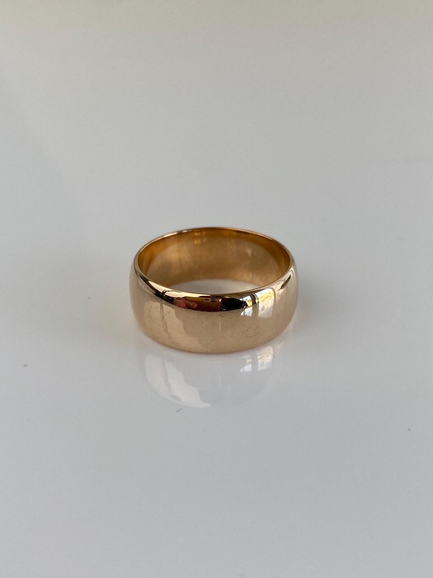 Vintage Solid 14k Yellow Gold Ring Band - Size 6.5
