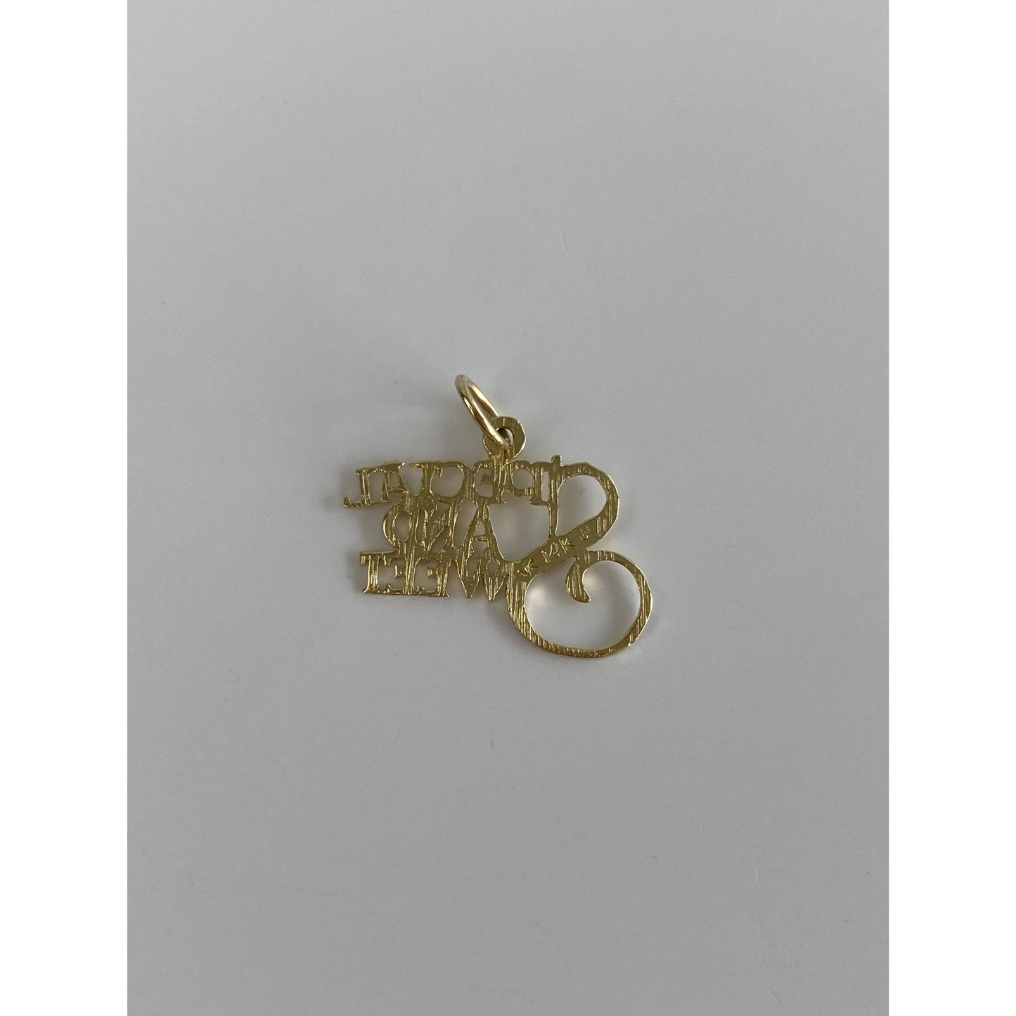 Solid 14k Yellow Gold 'Special & Sweet' Charm