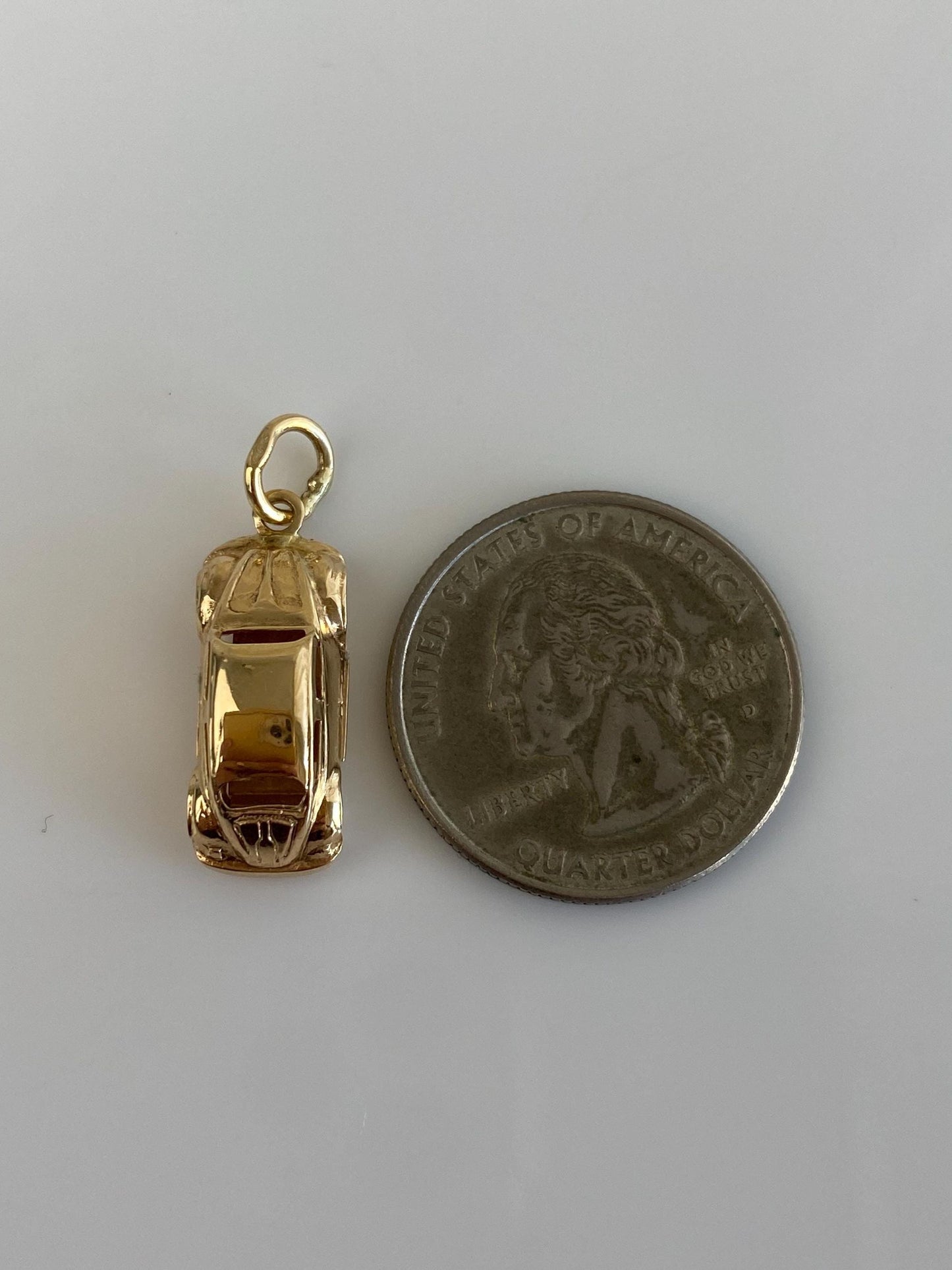 Vintage 14k Yellow Gold Bug Beetle Car Charm