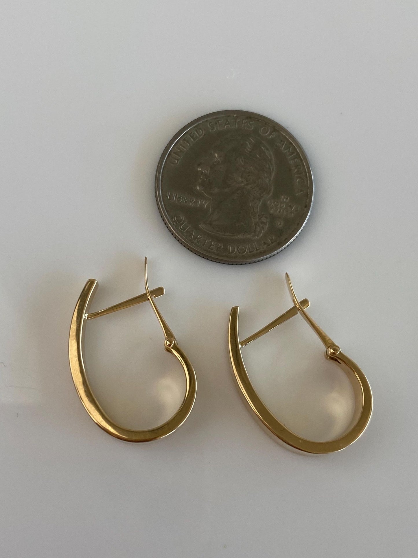 Vintage 14k Yellow Gold Drop Earrings