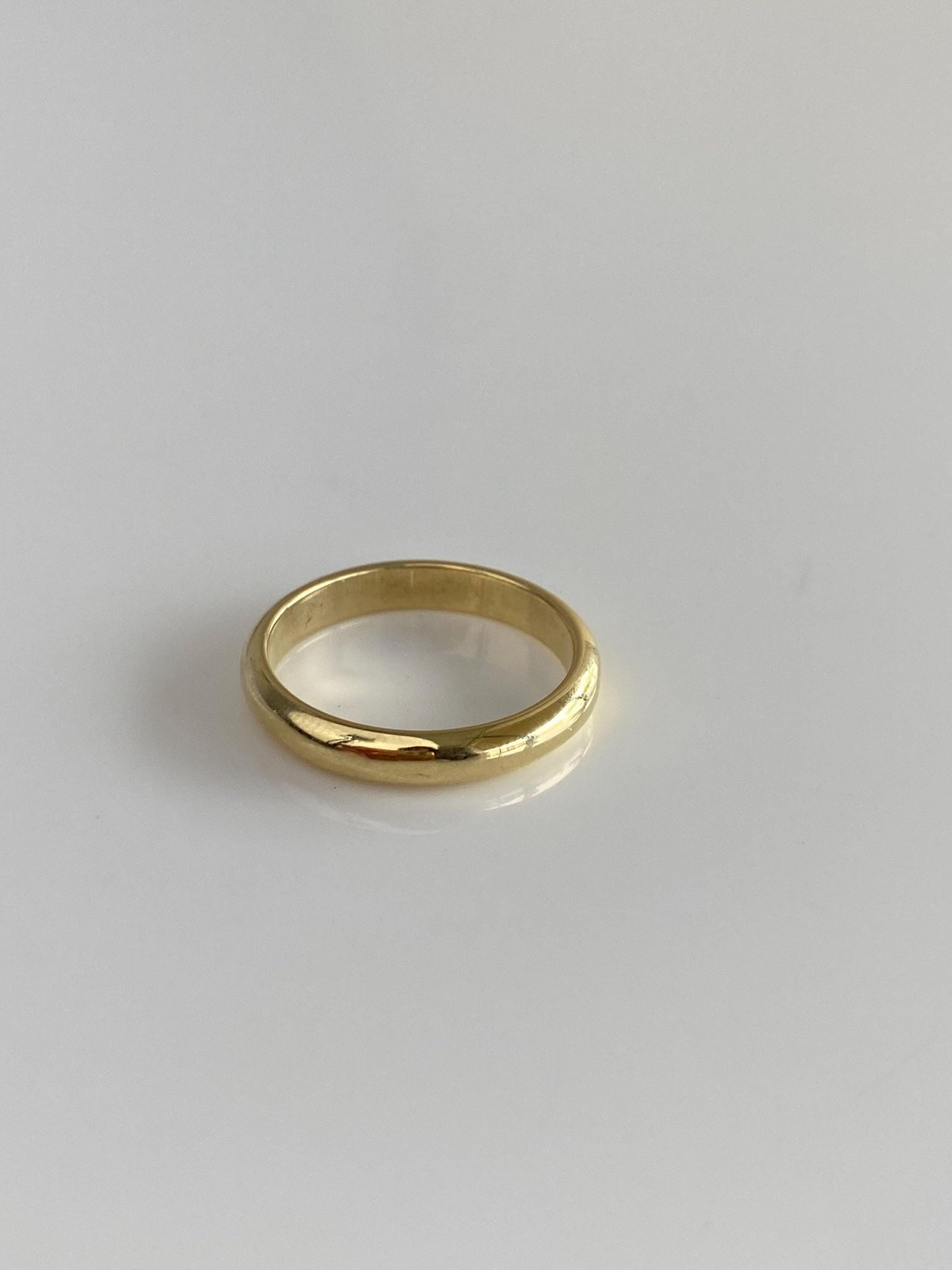 Vintage Solid 14k Yellow Gold Ring Band - Size 5.5