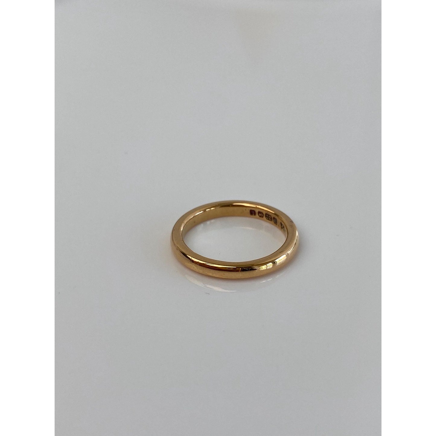 Vintage Solid 22k Yellow Gold Ring Band - Size 4.25