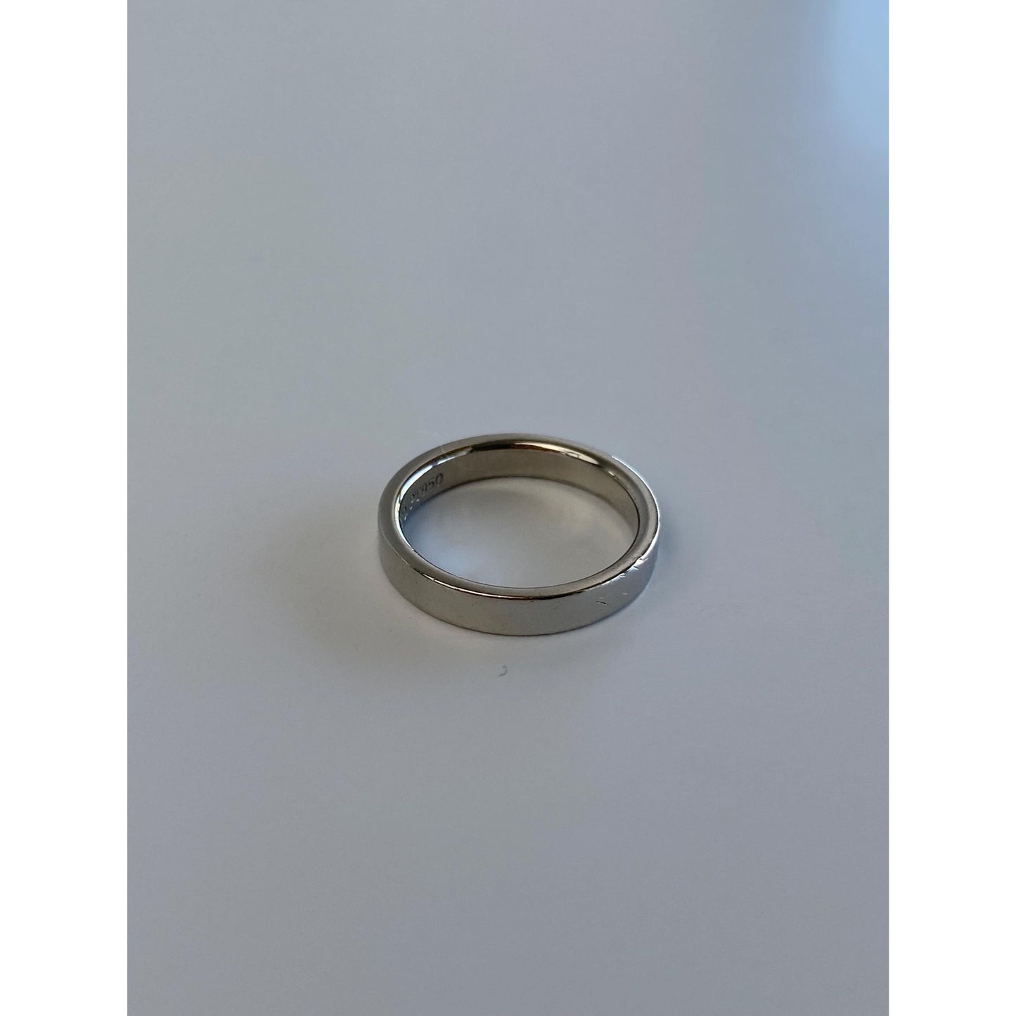 Tiffany & Co. Vintage Solid Platinum Ring Band - Size 3.75