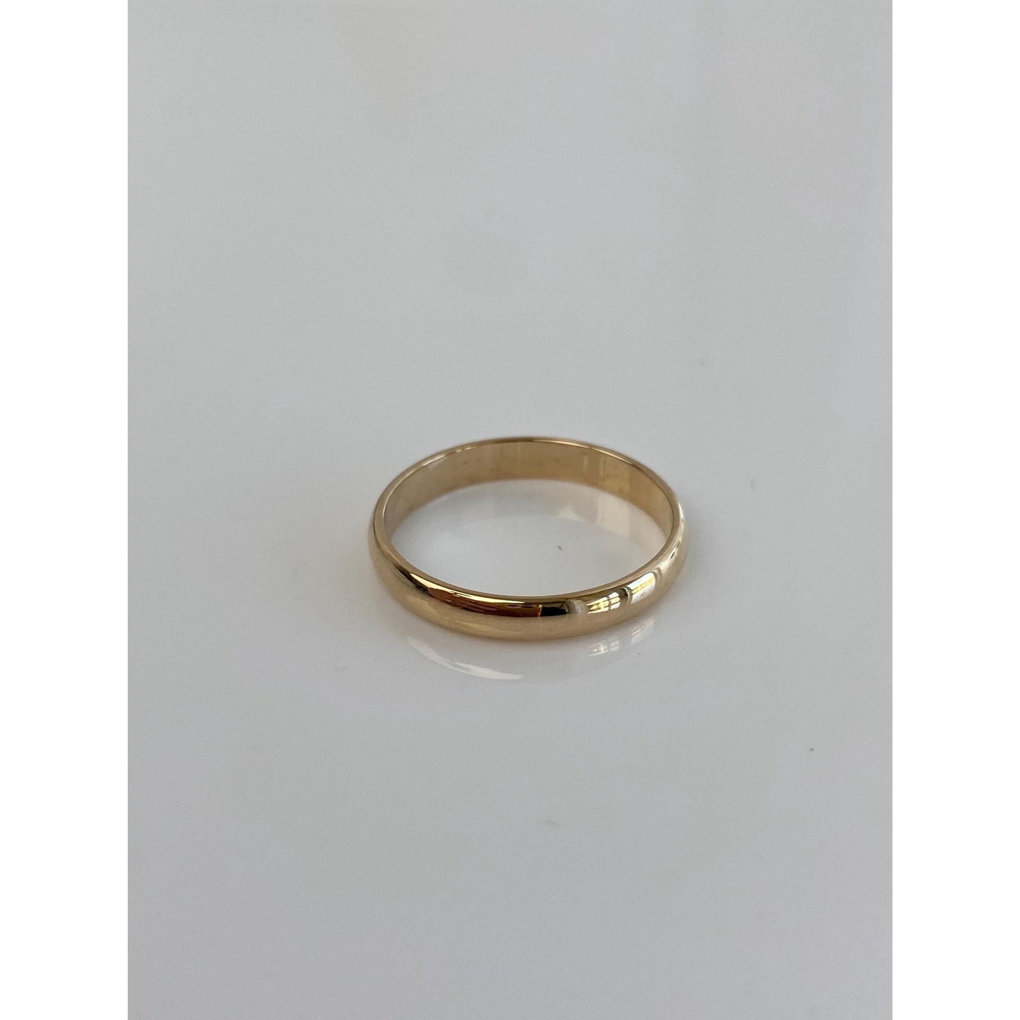 Vintage Solid 14k Yellow Gold Ring Band - Size 7