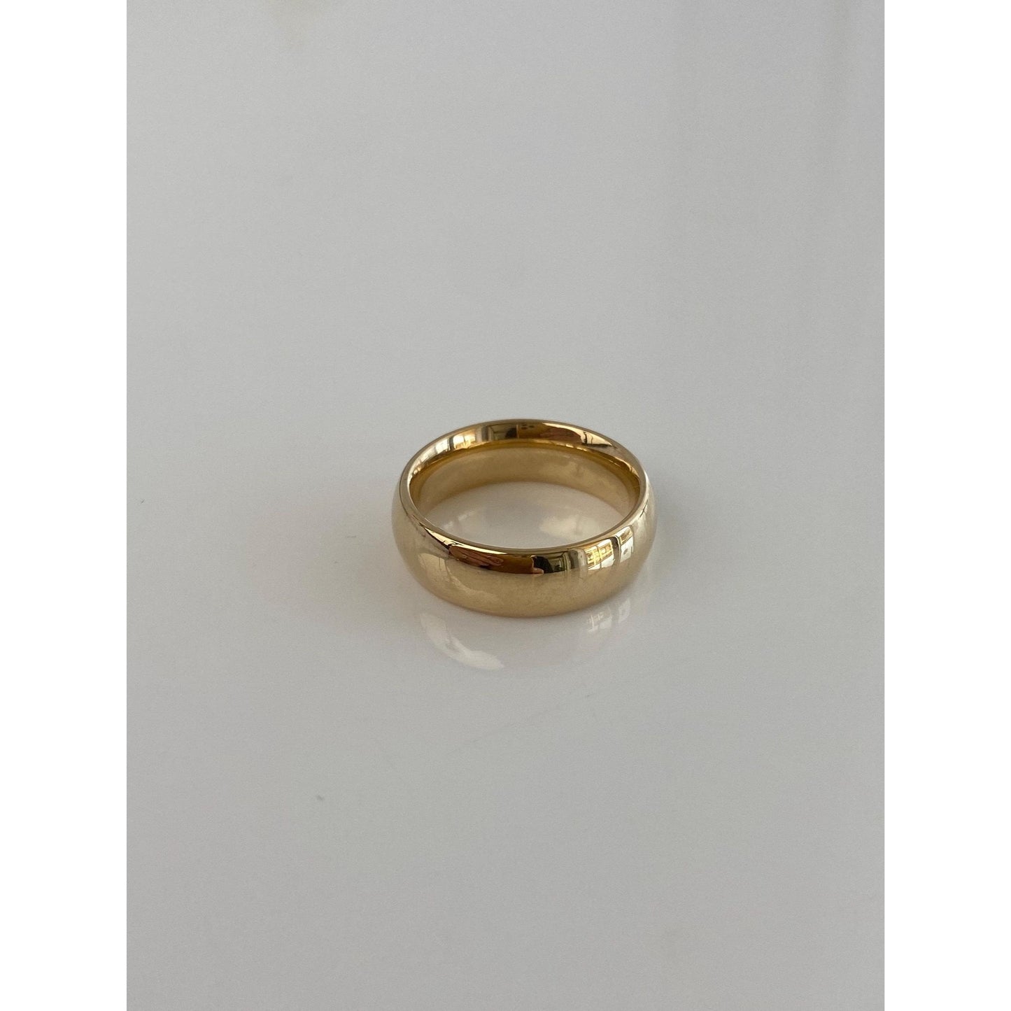Vintage Solid 10k Yellow Gold Ring Band - Size 5.75