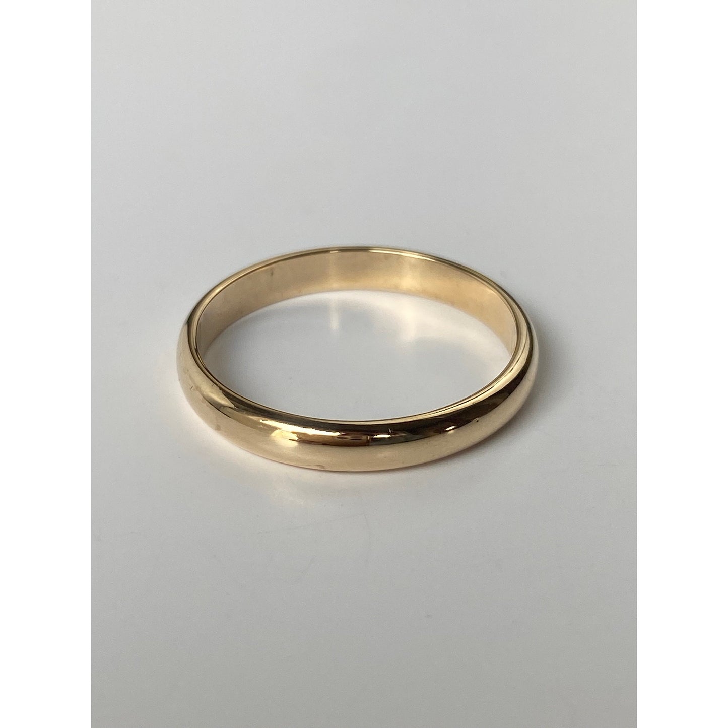 Vintage Solid 14k Yellow Gold Ring Band - Size 9.5