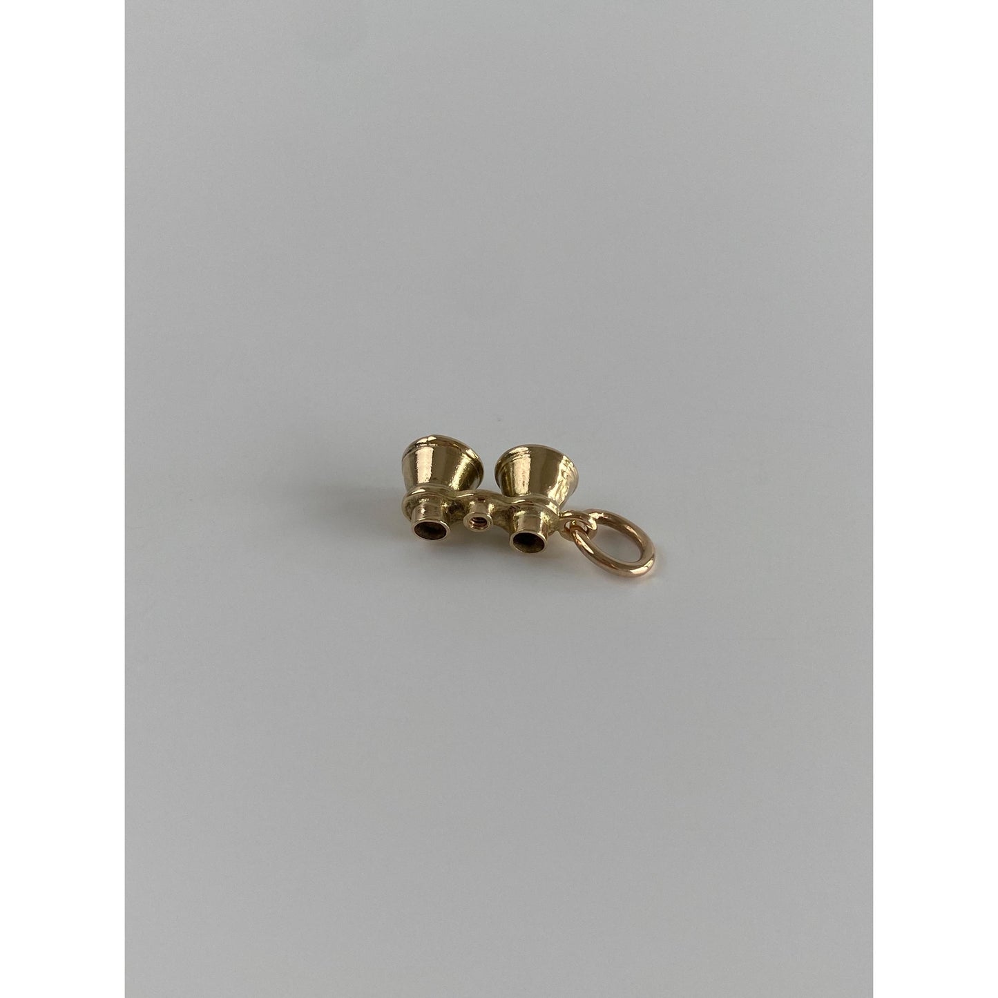 Vintage Solid 10k Yellow Gold Binoculars Charm