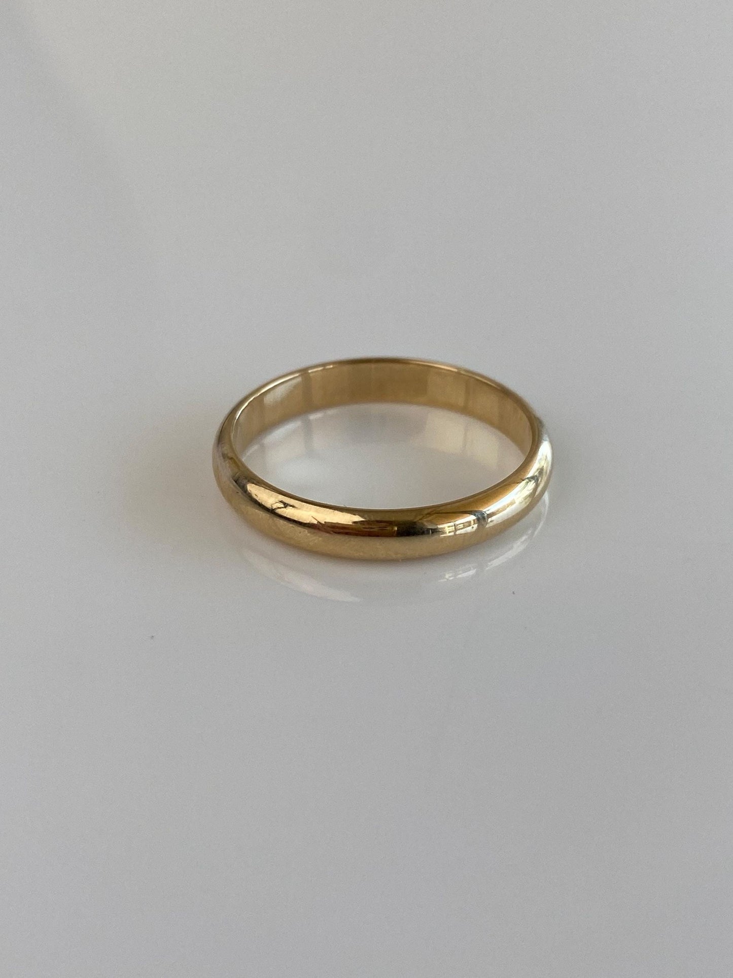 Vintage Solid 14k Yellow Gold Ring Band - Size 10