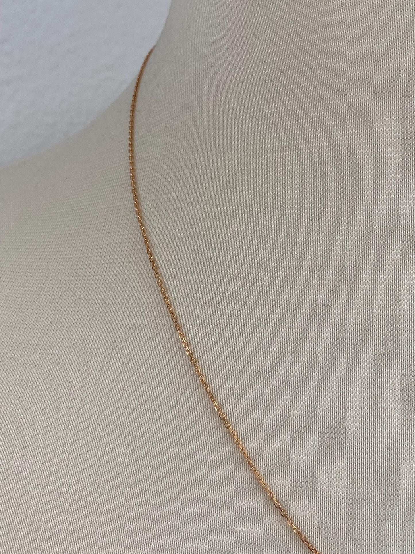 Vintage Solid 14k Rose Gold Tight Biker Link Chain Necklace - 20 inches