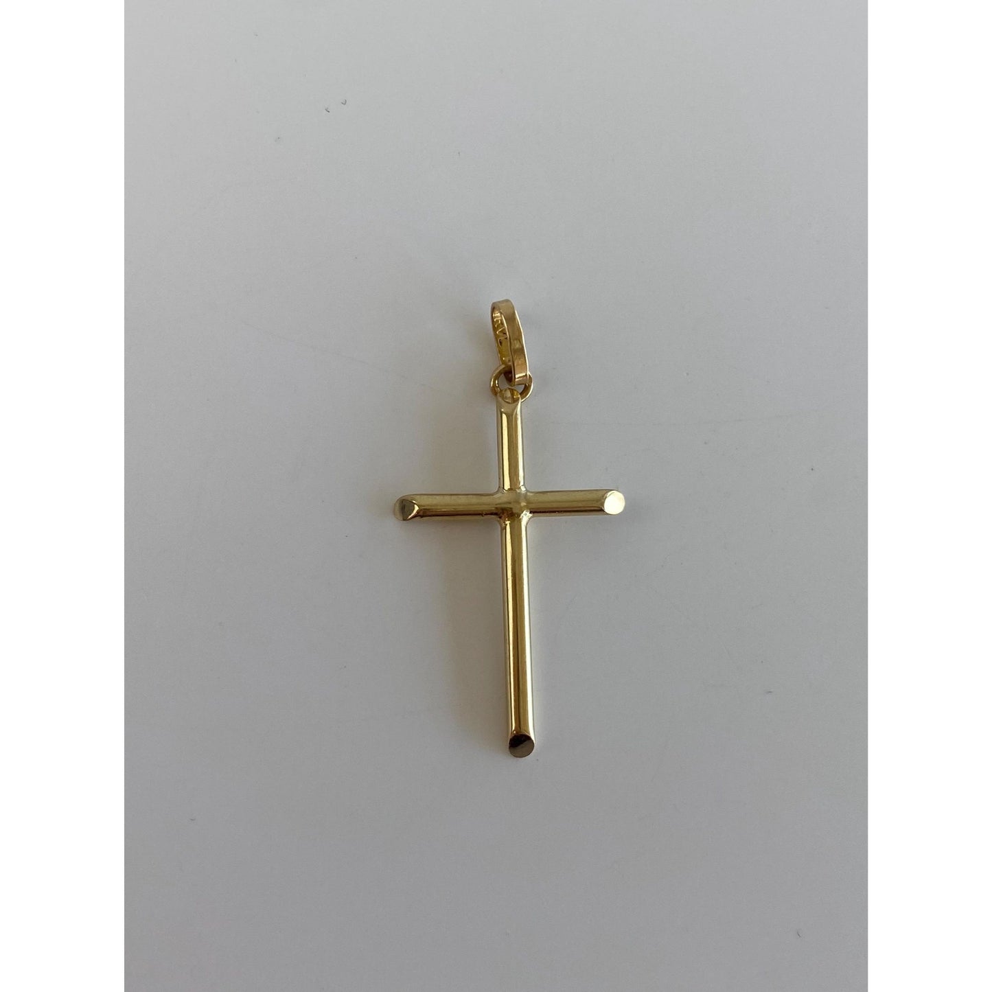 Vintage 14k Yellow Gold Cross Charm