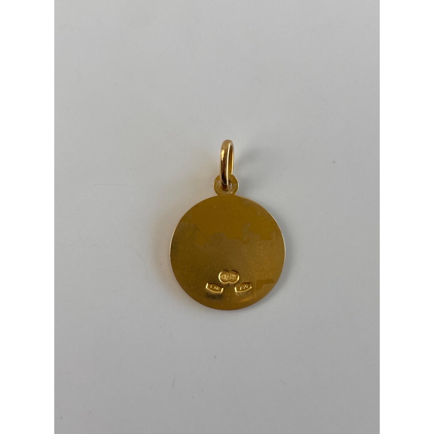 Solid 18k Yellow Gold 'Joannes Pontifex' Pope Religious Charm