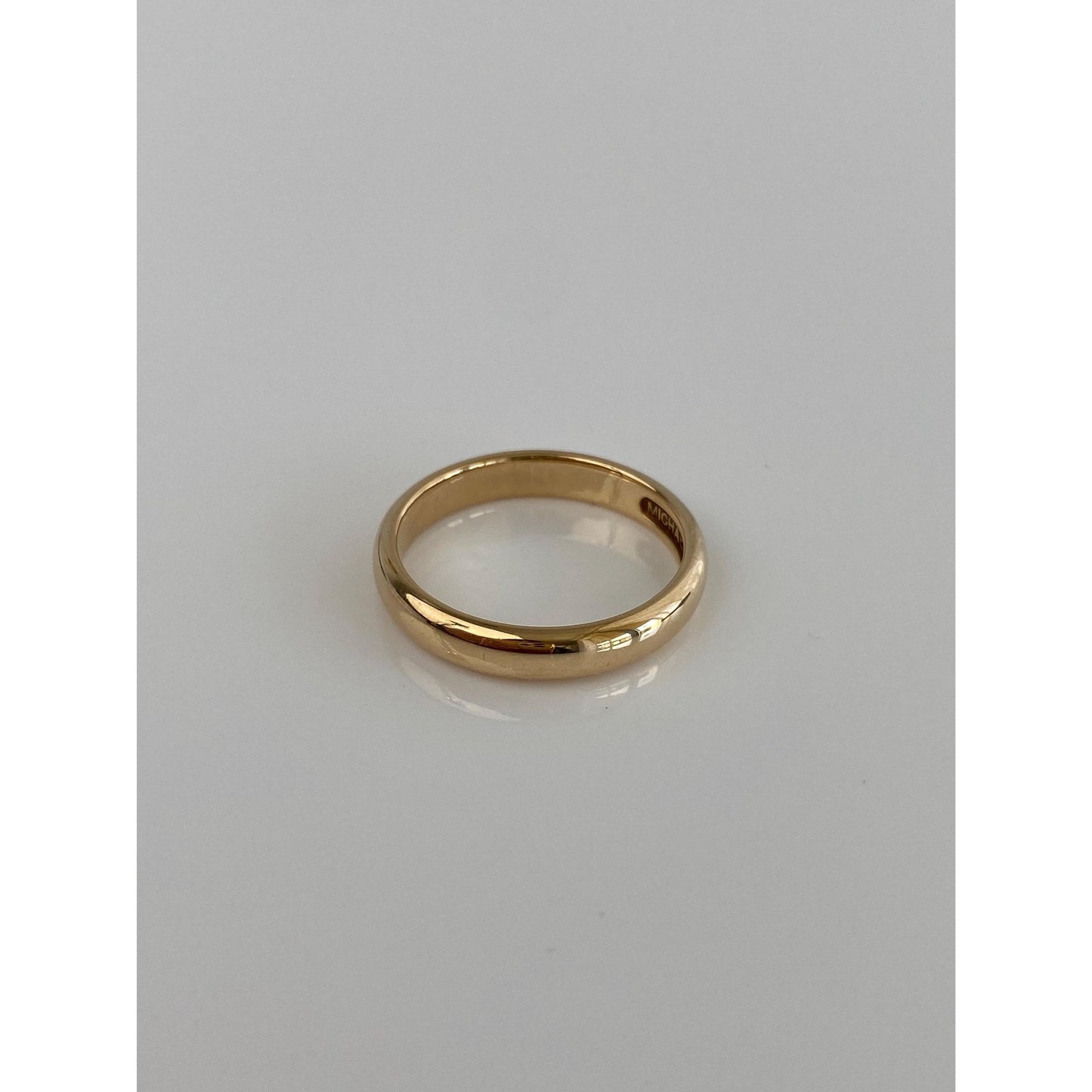 Vintage Solid 18k Yellow Gold Ring Band - Size 8