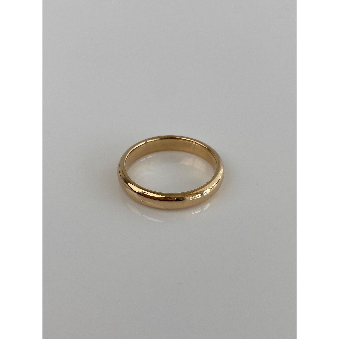 Vintage Solid 18k Yellow Gold Ring Band - Size 8