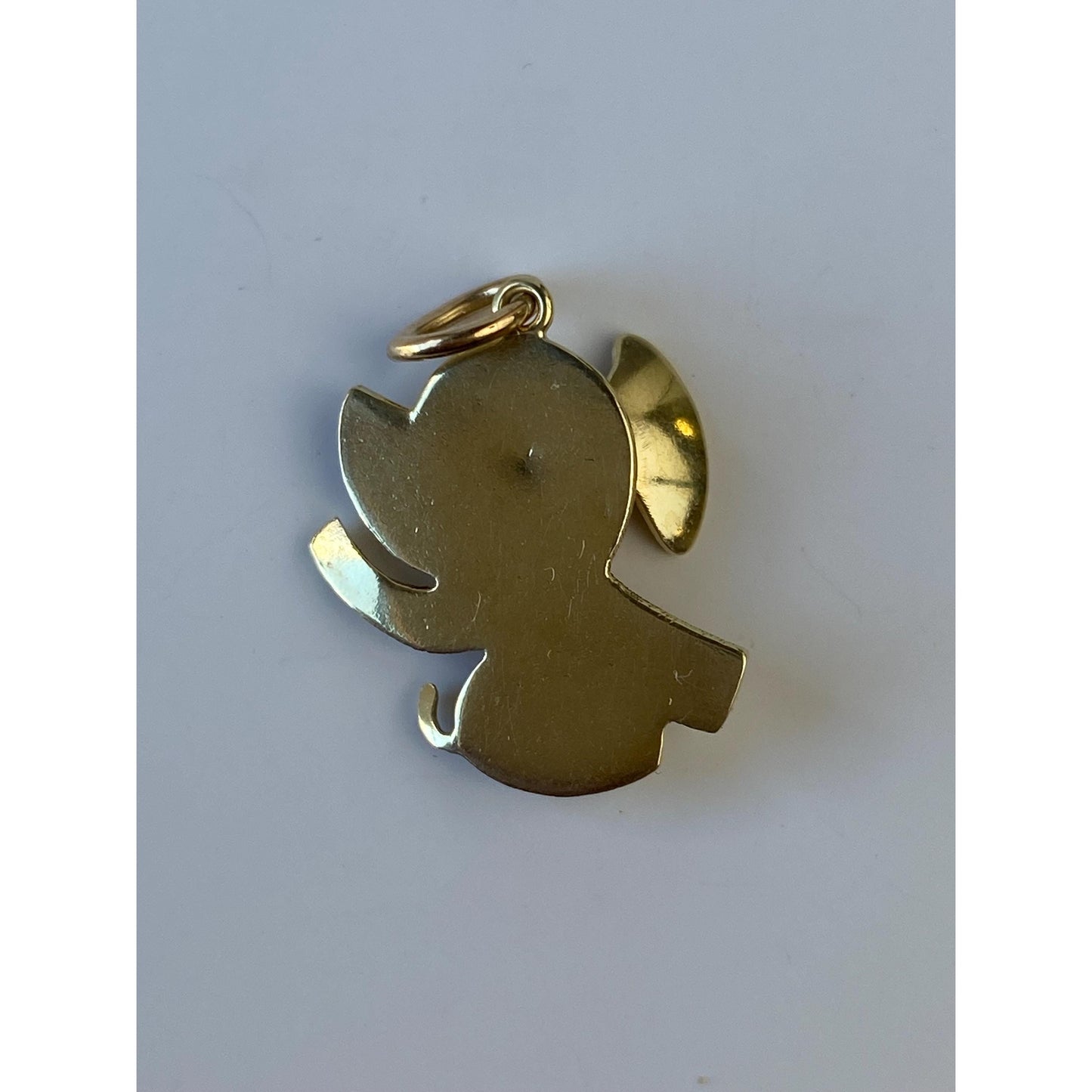 Vintage 14k Yellow Gold Elephant Charm