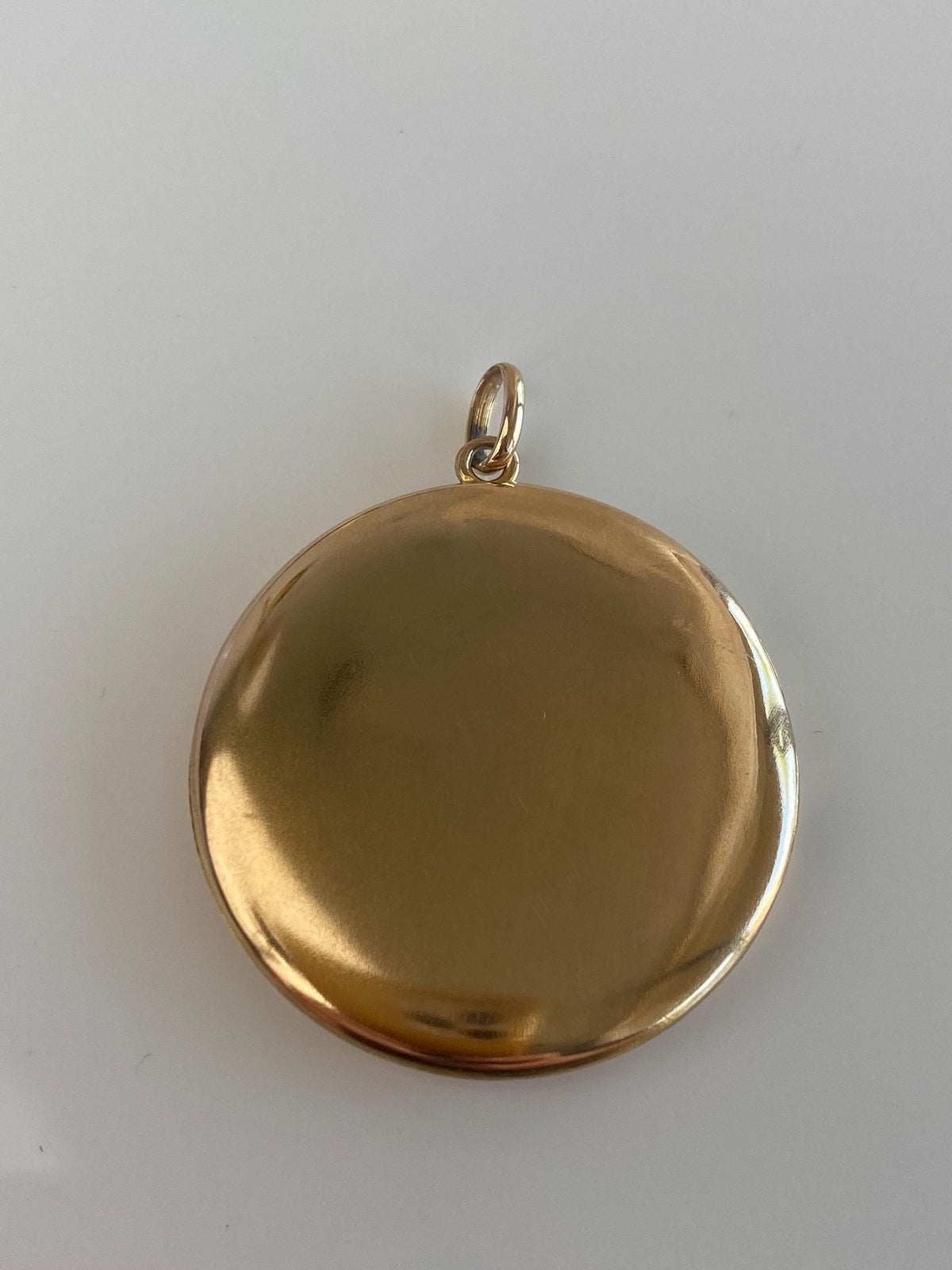 Vintage Solid 10k Yellow Gold Monogram Locket Charm