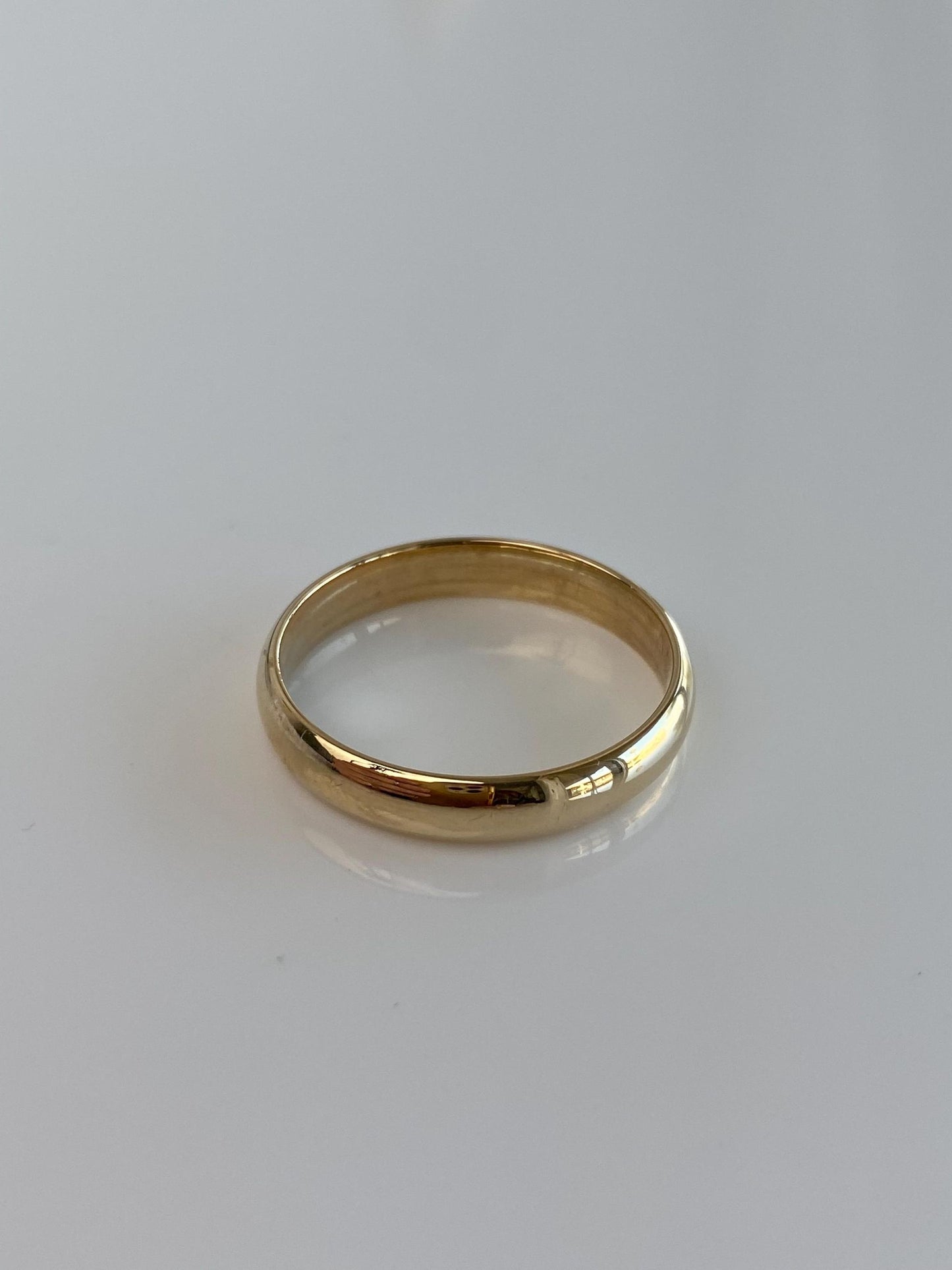 Vintage Solid 10k Yellow Gold Ring Band - Size 10.75