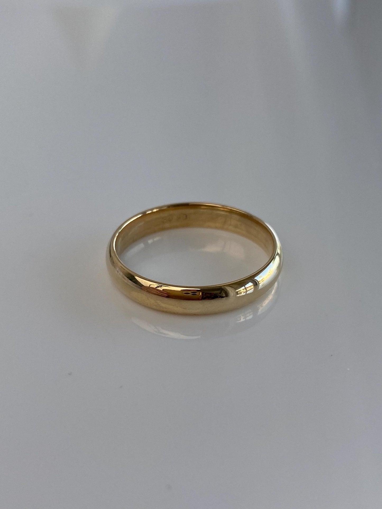 Vintage Solid 10k Yellow Gold Ring Band - Size 10.75