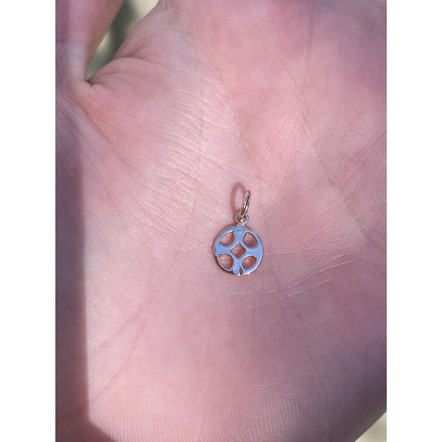 Vintage Solid 14k Rose Gold Charm