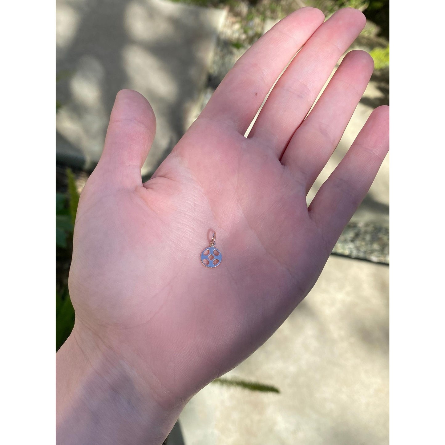 Vintage Solid 14k Rose Gold Charm