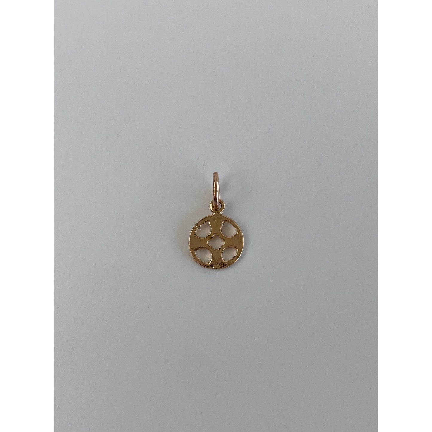 Vintage Solid 14k Rose Gold Charm