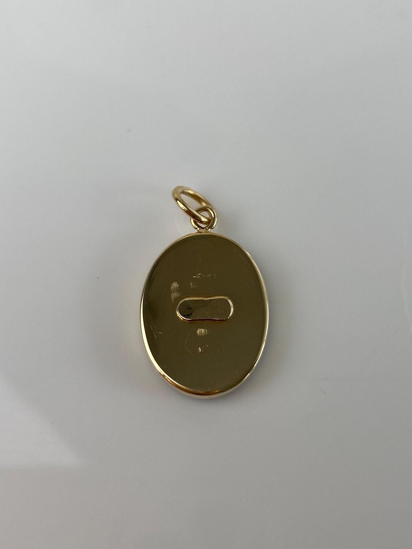 Vintage Solid 12k Yellow Gold Carved Black Onyx Roman Warrior Charm