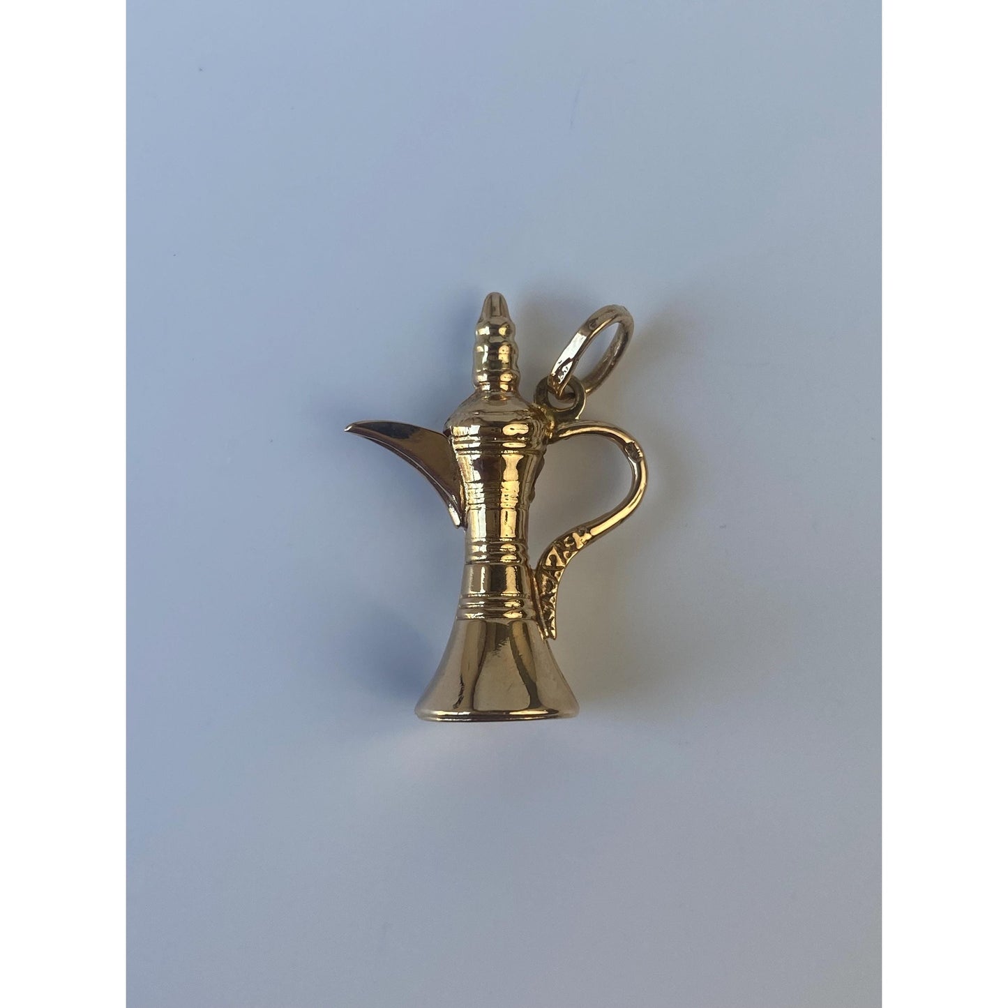 Vintage 18k Yellow Gold Kettle Charm
