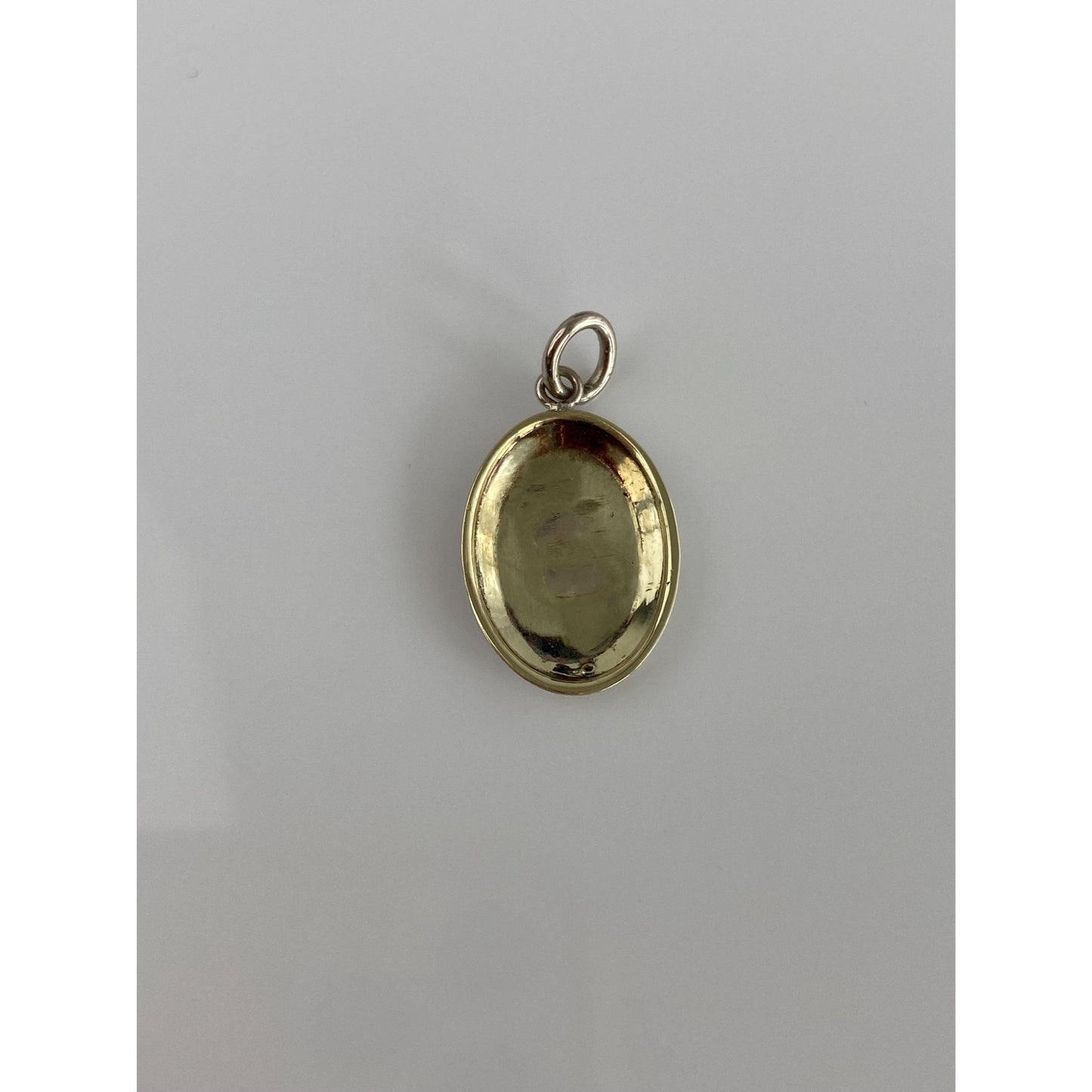 Vintage Solid 14k White & Yellow Gold Cufflink Conversion Charm