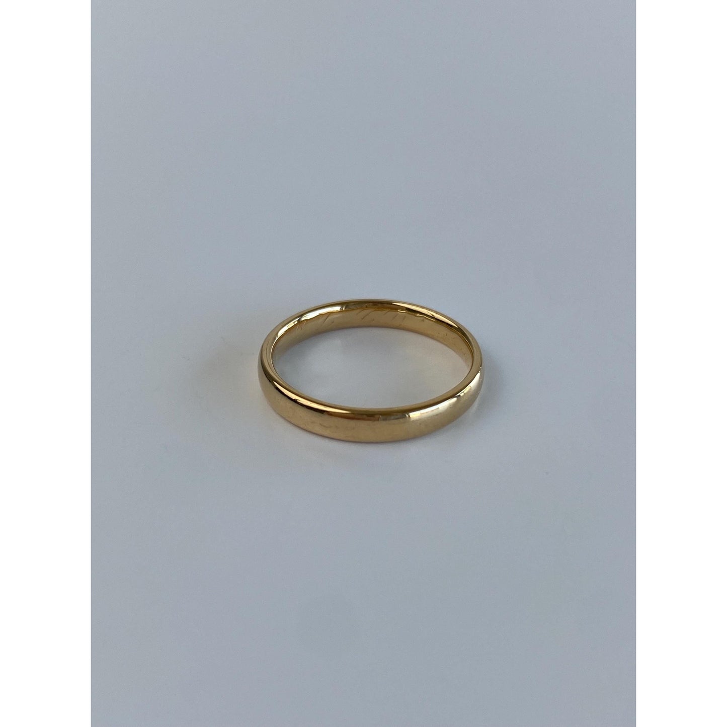 Vintage Solid 18k Yellow Gold Ring Band - Size 5.5