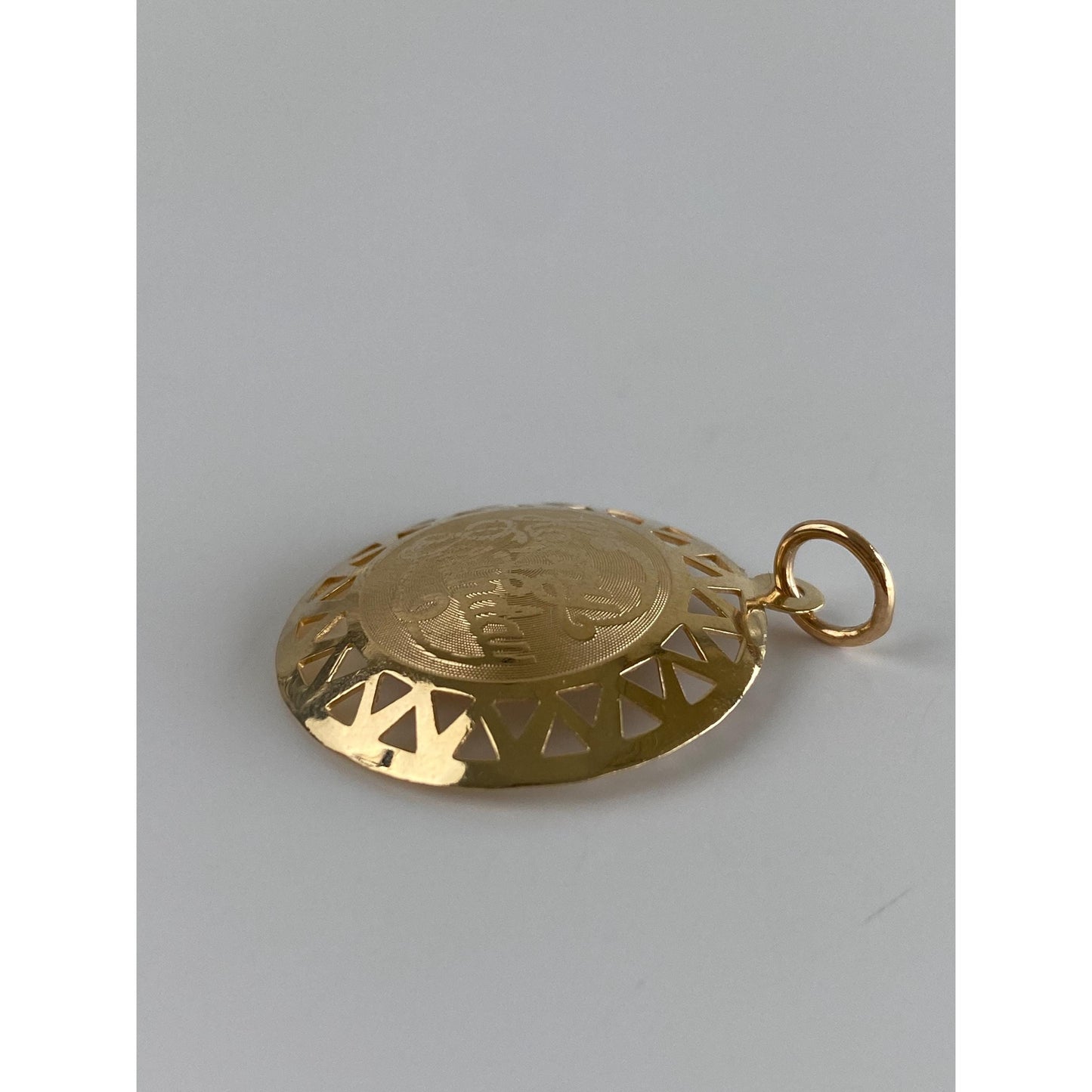 Vintage Solid 14k Happy Birthday Charm