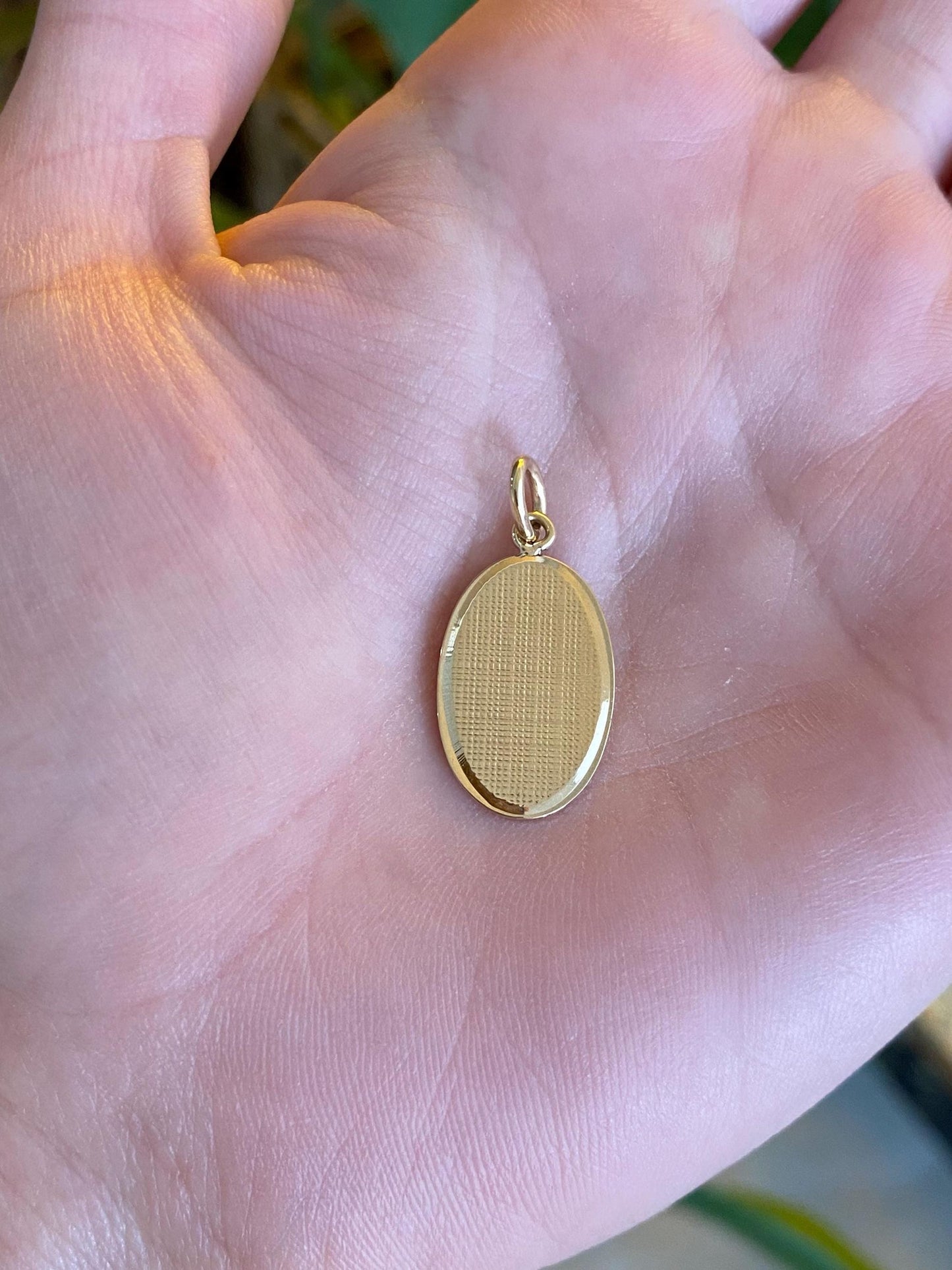 Vintage Solid 14k Yellow Gold Pattern Tie Tack Conversion Charm