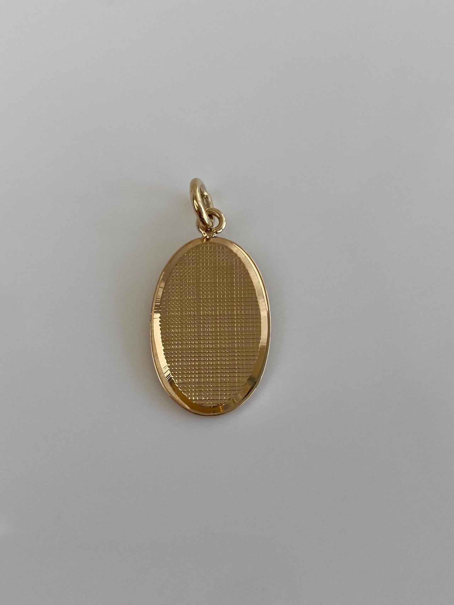 Vintage Solid 14k Yellow Gold Pattern Tie Tack Conversion Charm