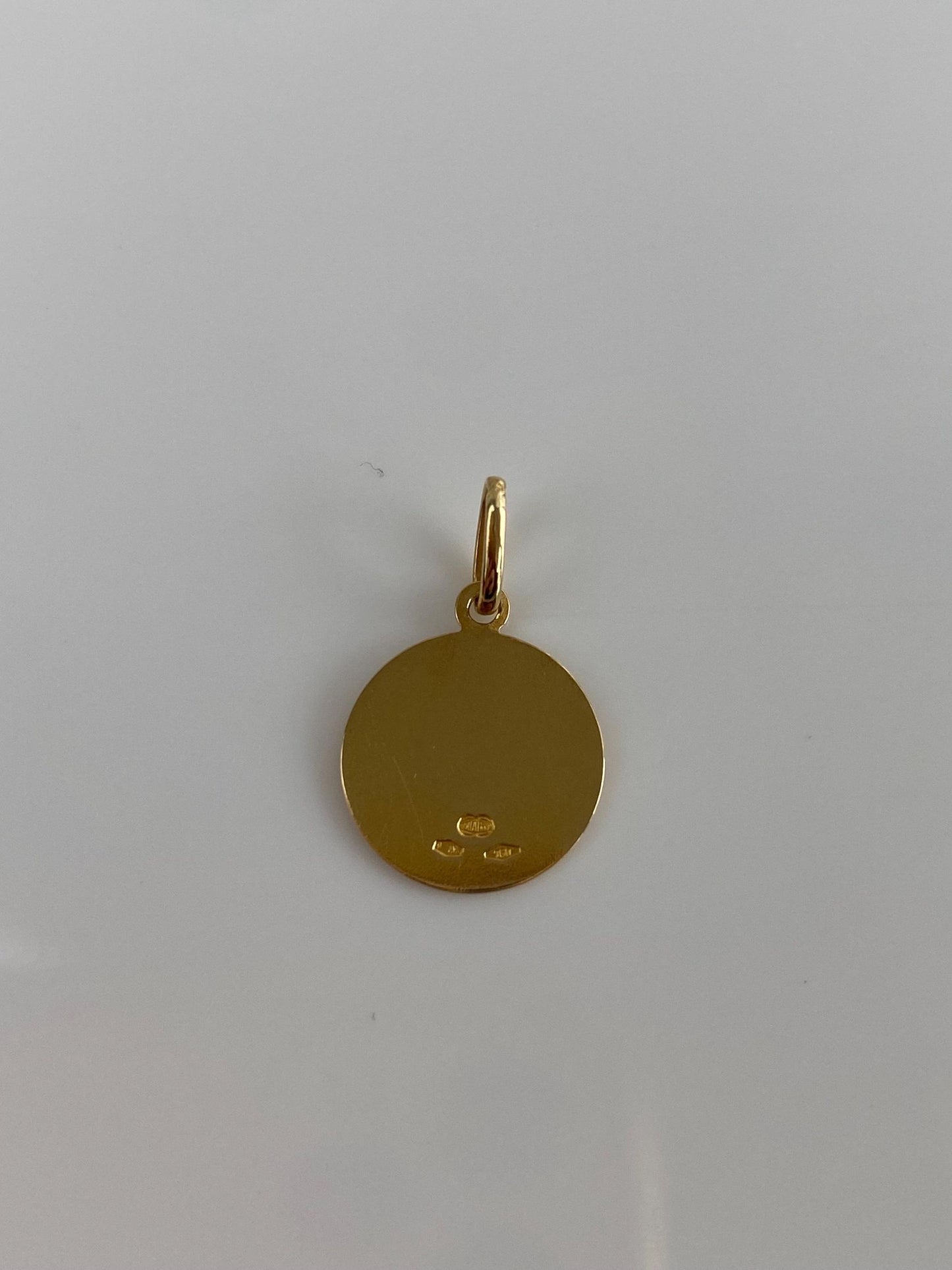 Vintage Solid 18k Yellow Gold Religious Jesus Charm