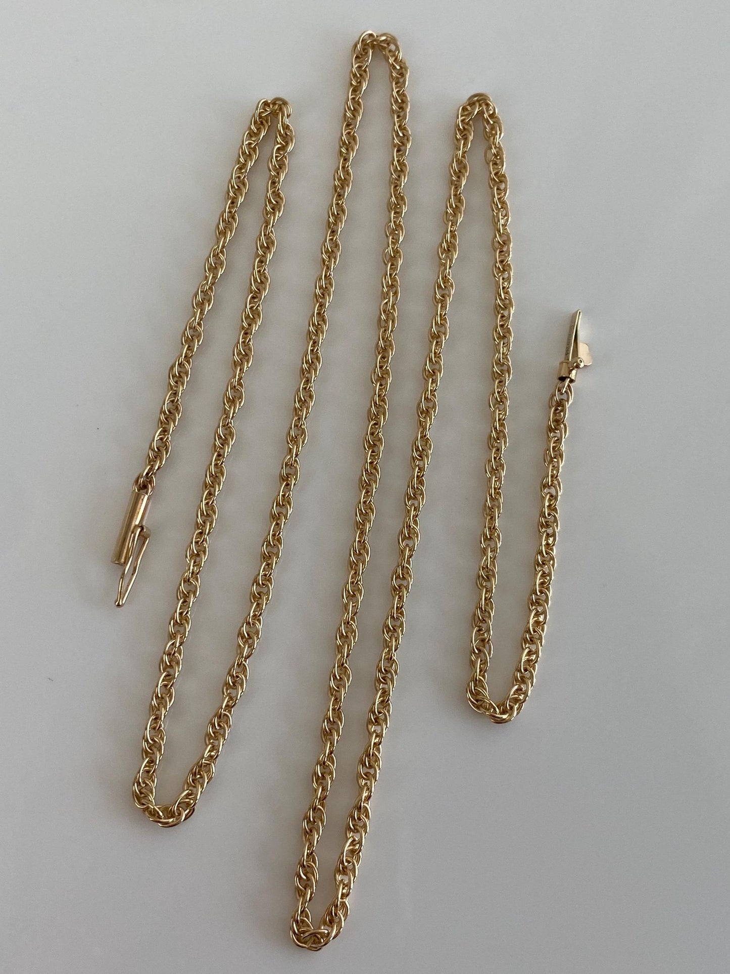 Vintage Solid 14k Yellow Gold Chain Necklace - 22.75 inches
