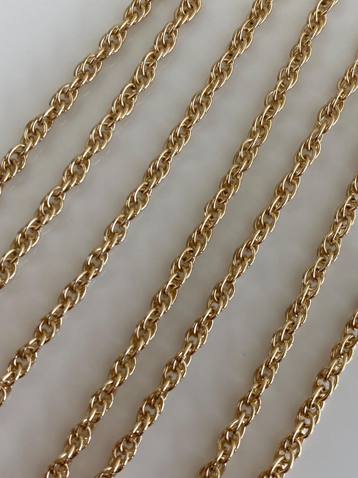 Vintage Solid 14k Yellow Gold Chain Necklace - 22.75 inches