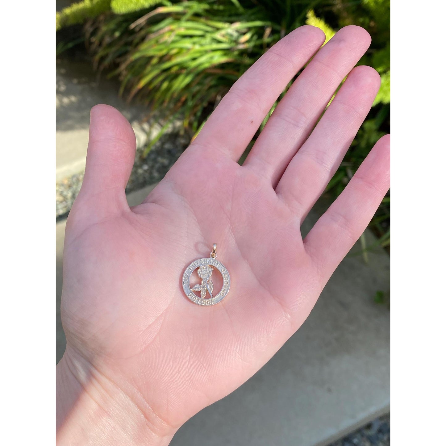 Solid 14k Yellow Gold 'The Butchart Gardens Victoria' Charm