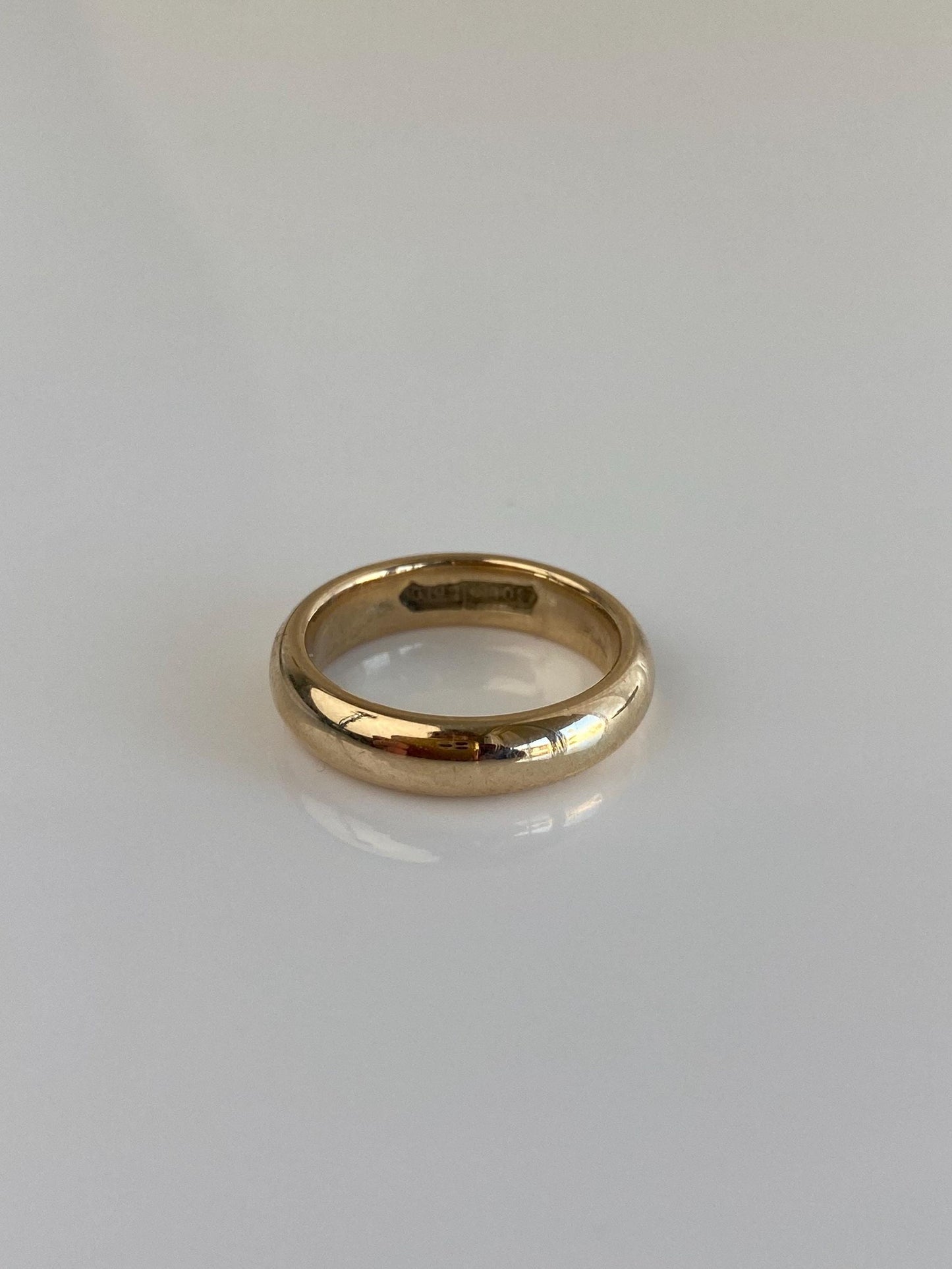 Vintage Solid 10k Yellow Gold Ring Band - Size 4.5