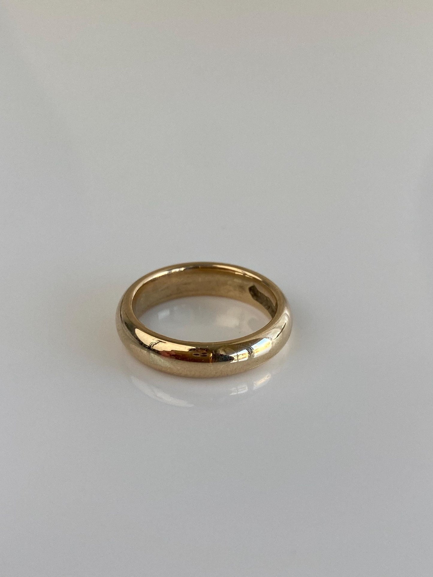 Vintage Solid 10k Yellow Gold Ring Band - Size 4.5