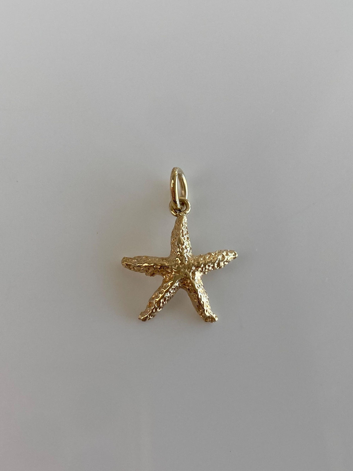 Vintage Solid 14k Yellow Gold Starfish Charm